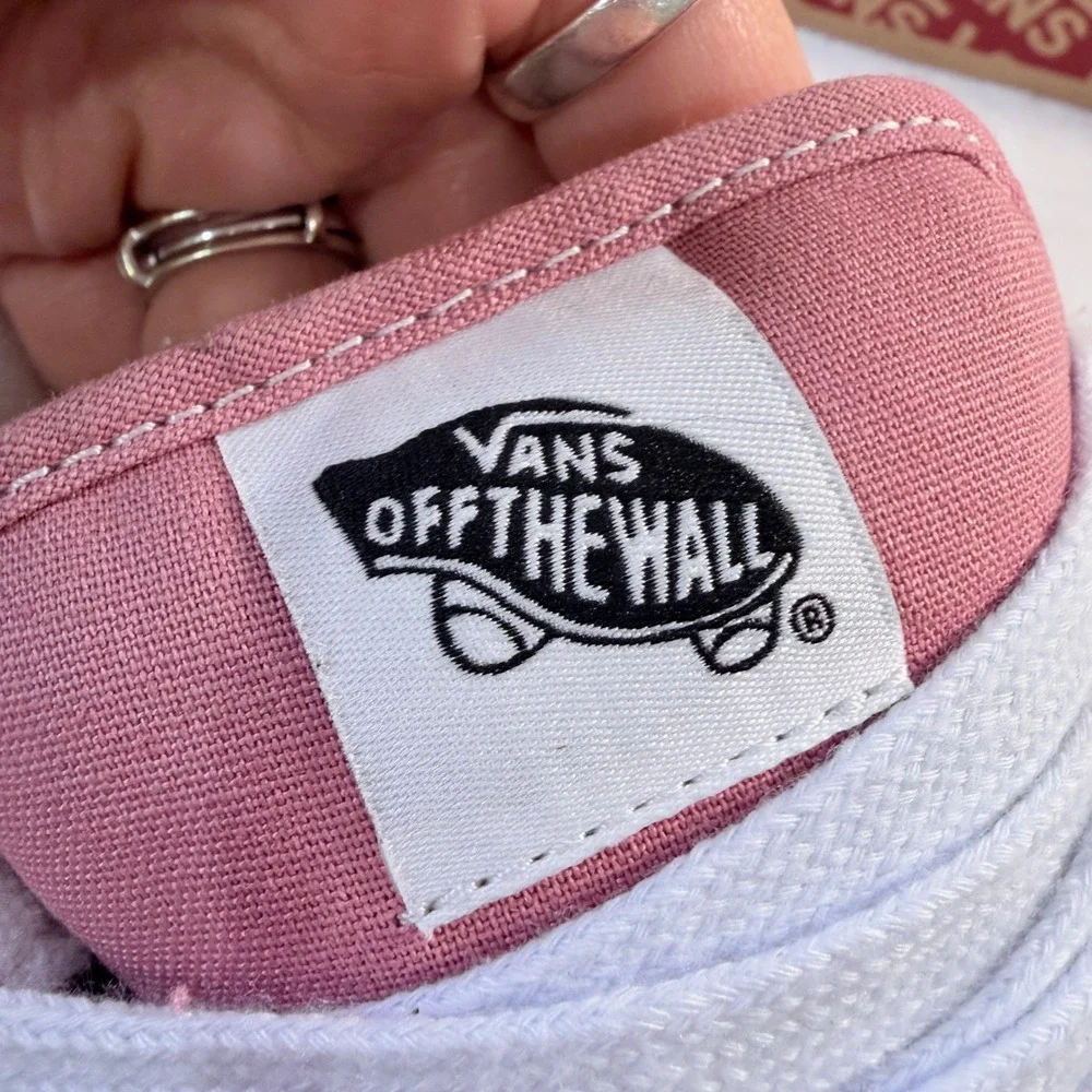 Vans Knu Skool‎ Rare HTF Skate Shoe Color Theory Foxglove Pink Mens 7 Womens 8.5